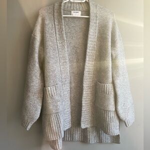 Old Navy Grey Chunky Knit Cardigan